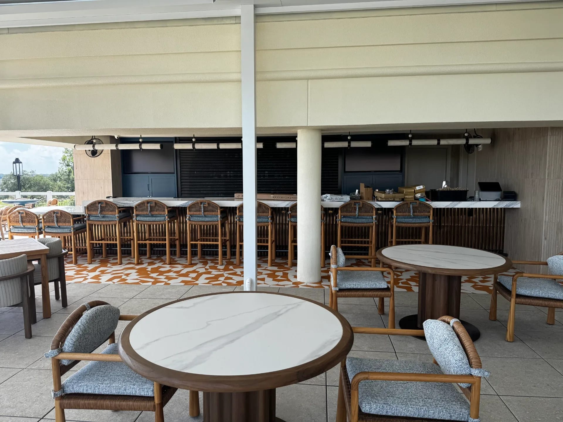 Restaurant & Bar Millwork at Salt & Sky Rooftop Bar, project photo 3